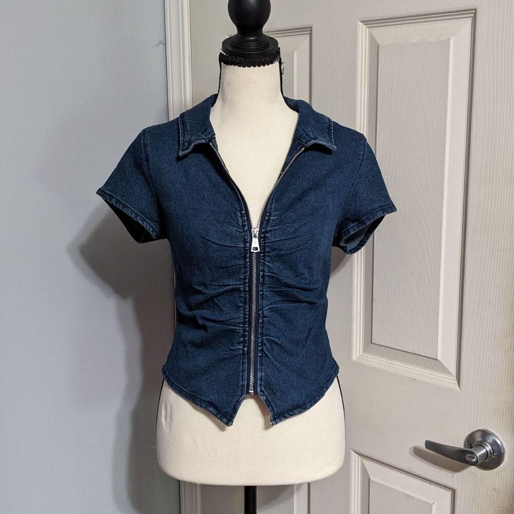 Vigoss Women's Blue and Navy Gilet